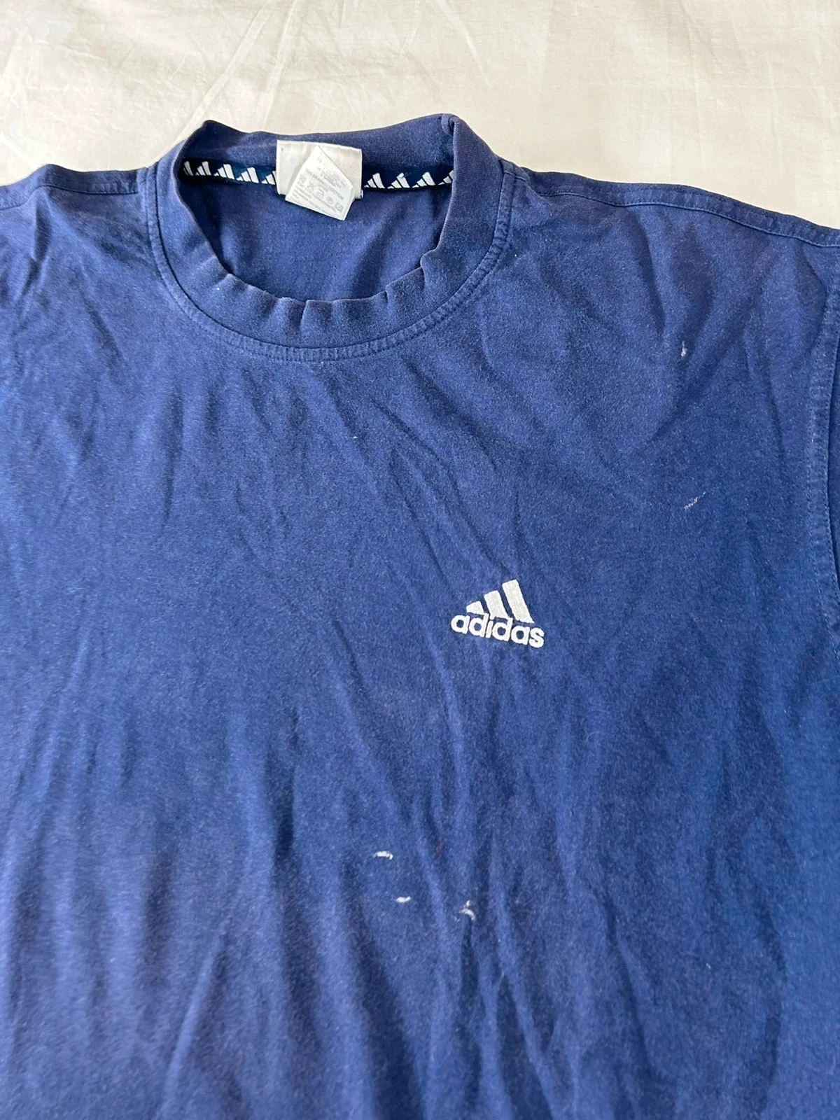 T-shirt uni adidas marineblauw – photo 6
